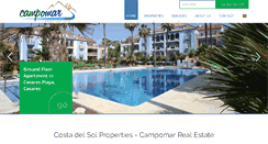 Desktop Screenshot of campomarspain.com